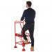 5 Star UK Domed Feet Anti-Slip 2 Tread Steps Red FS687659 FS687890