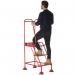 5 Star UK Domed Feet Punched 3 Tread Steps Red FS687671 FS687910