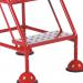 5 Star UK Domed Feet Punched 4 Tread Steps Red FS687686 FS687912