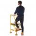 5 Star UK Domed Feet Anti-Slip 2 Tread Steps Yellow FS687696 FS687916