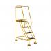 5 Star UK Domed Feet Anti-Slip 4 Tread Steps Yellow FS687703 FS687926