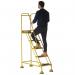 5 Star UK Domed Feet Anti-Slip 5 Tread Steps Yellow FS687717 FS687930