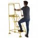 5 Star UK Domed Feet Punched 4 Tread Steps Yellow FS687739 FS687938