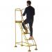 5 Star UK Domed Feet Punched 5 Tread Steps Yellow FS687743 FS687956