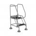 5 Star UK Domed Feet Anti-Slip 2 Tread Steps Grey FS687747 FS687957