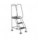 5 Star UK Domed Feet Anti-Slip 3 Tread Steps Grey FS687749 FS687961