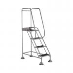 5 Star UK Domed Feet Anti-Slip 4 Tread Steps Grey FS687753 FS687964