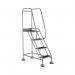 5 Star UK Domed Feet Anti-Slip 4 Tread Steps Grey FS687753 FS687964