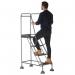 5 Star UK Domed Feet Anti-Slip 4 Tread Steps Grey FS687753 FS687964