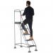 5 Star UK Domed Feet Anti-Slip 5 Tread Steps Grey FS687754 FS687968