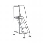 5 Star UK Domed Feet Punched 4 Tread Steps Grey FS687884 FS687983