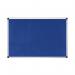 5 Star Fire Retardant Noticeboard 1200x900mm Blue FS687991 FS687991