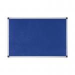 5 Star Fire Retardant Noticeboard 1800x1200mm Blue FS688003 FS688003