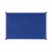 5 Star Fire Retardant Noticeboard 1800x1200mm Blue FS688003 FS688003