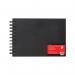 5 Star Hardback Spiral Sketchbook A4 Landscape 50 Sheets FS688029 FS688029