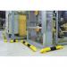 Collision Protection Bar for Indoor Use 86x400mm YlwBlk FS781321 FS781321