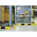 Collision Protection Bar for Indoor Use 86x800mm YlwBlk FS781727 FS781727