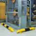 Collision Protection Bar for Indoor Use 86x1200mm YlwBlk FS782359 FS782359