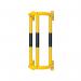 Traffic-Line Wall Mtd Ext Pipe Prot for Out 1000mm YlwBlk FS783981 FS783981