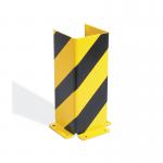 Black Bull Heavy Duty Pallet Rack Protector U Prof 400x5 YlwBlk FS785268 FS785268