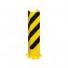 Heavy Duty Pallet Rack Protector U Prof 800x6 YlwBlk FS786456 FS786456