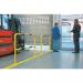 Traffic-Line Steel Hoop Guard for Outdoor 1000x1500 YlwBlk FS790118 FS790118