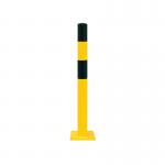 Black Bull Heavy Duty Bollard Type S 1200mm YlwBlk FS790651 FS790651