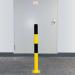 Black Bull Heavy Duty Bollard Type S 1200mm YlwBlk FS790651 FS790651