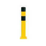 Black Bull Heavy Duty Bollard Type L 1200mm YlwBlk FS791405 FS791405