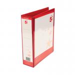 5 Star Office A4 Presentation Lever Arch File Polypropylene 58mm Red FS814276