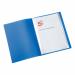 5 Star Office Display Book Soft Cover Lightweight Polypropylene 20 Pockets A4 Blue FS901147