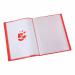 5 Star Office Display Book Soft Cover Lightweight Polypropylene 40 Pockets A4 Red FS901341