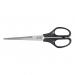 5 Star Office Scissors 180mm Stainless Steel ABS Handles Black 902452