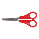 In the picture, there are two 5-star red scissors with a length of 130mm. The blades are sharp and shiny, perfect for precise cutting. The handles have a comfortable grip, making them easy to use for both left and right-handed individuals. The scissors are clearly labeled with the 5-star brand, indicating their quality and durability. A great addition to any office or school supply collection.