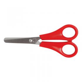 5 Star School Scissors Stainless Steel Blades 130mm Red 902479 FS902479
