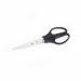 5 Star Office Scissors 165mm Stainless Steel Blades PP Handles Black FS902568