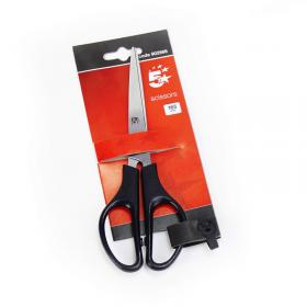 5 Star Scissors Stainless Steel Blades 165mm ABS Handles Black 902568 FS902568