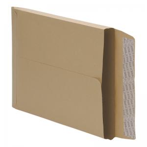 C4 Envelope 25mm Gusset Peel and Seal 115gsm Manilla Pack of 125