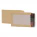 5 Star Office Envelopes Recycled Board Backed Hot Melt Peel & Seal 241x178mm 120gsm Manilla [Pack 125] 906551