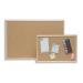 5 Star Office Noticeboard Cork with Pine Frame W600xH400mm 906705