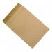 The photo features a pack of 250 5 Star Eco and 5 Star Office envelopes, made from recycled materials and self-sealing. Each envelope is 381x254mm in size and has a 90gsm weight. The envelopes are in a warm, natural manilla color.