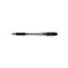 5 Star Elite Rubber Grip Ball Pen Medium 1.0mm Tip 0.5mm Line Black [Pack 12] 908323