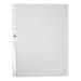 5 Star Office Punched Pocket Polypropylene Top Side-opening 50 Micron A4 Glass Clear (Pack of 100) FS908331