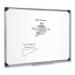 5 Star Office Whiteboard Drywipe Magnetic with Pen Tray and Aluminium Trim 1200x900mm FS908441