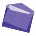 5 Star Office Envelope Stud Wallet Polypropylene A4 Translucent Assorted (Pack of 25) FS908811