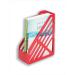 5 Star Office Magazine Rack File Foolscap Red 909213