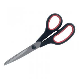 5 Star Premium Scissors 200mm Stainless Steel Blades BlackRed 909272 FS909272