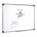 5 Star Office Whiteboard Drywipe Magnetic with Pen Tray and Aluminium Trim 1800x1200mm FS909315