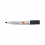 5 Star Office Flipchart Marker Bullet Tip Water-based 2mm Line Black (Pack of 12) FS909884