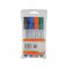 5 Star Office Flipchart Marker Bullet Tip Water-based 2mm Line Wallet Assorted Colours (Pack of 4) FS909922